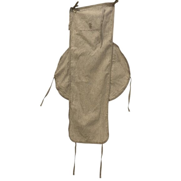 Brunello Cucinelli light gray cotton linen lightweight cashmere sweater … - Picture 1 of 3